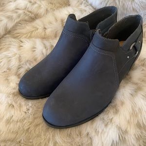 Clarks Black Bootie